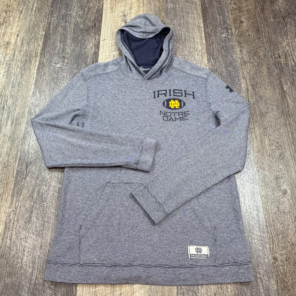 Under Armour Hoodie Mens Medium Notre Dame Irish Lightweight Pullover NCAA